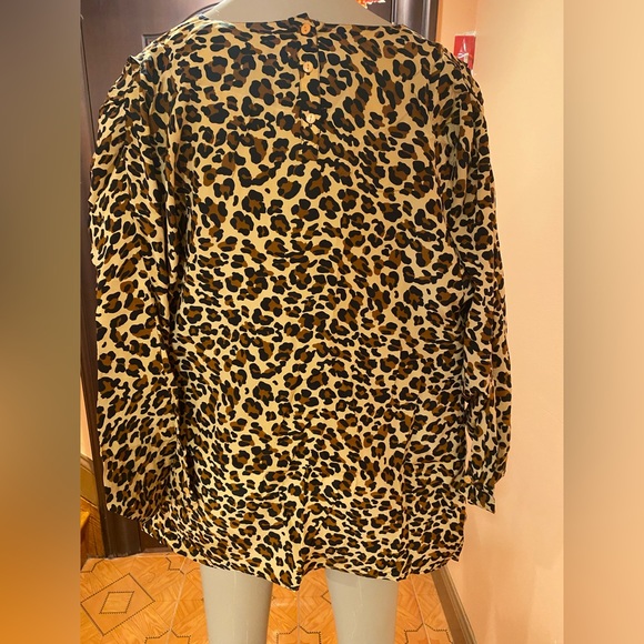 Parisea Blouse, Beige and Black, 14 - Picture 3 of 6